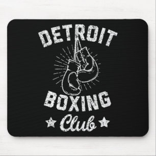 Detroit Boxing Club - Vintage Boxer Gloves  Mouse Mat