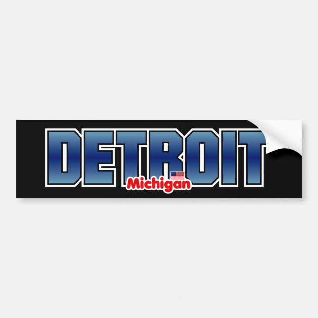 Detroit Bumper Sticker (Front)