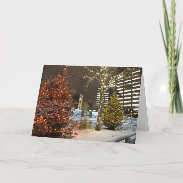 Detroit Christmas Holiday Card (Front)