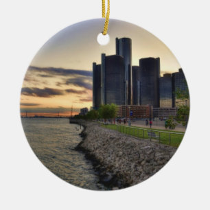 Detroit Christmas Ornament