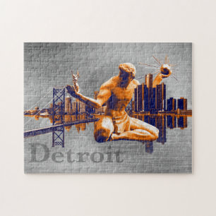 Detroit City Jigsaw Puzzle