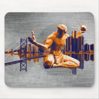 Detroit City Mouse Mat