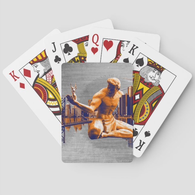 Detroit City Playing Cards (Back)