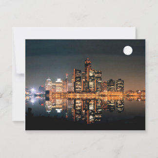 Detroit City Postcard