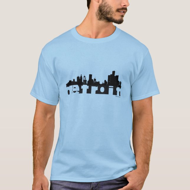 Detroit Cityscape T-Shirt (Front)