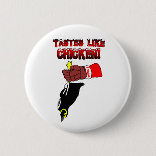 Detroit Dead Penguin Button