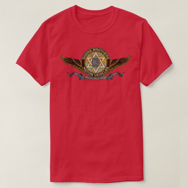 Detroit Dodge Brothers Motor Vehicles 1914  T-Shirt (Design Front)