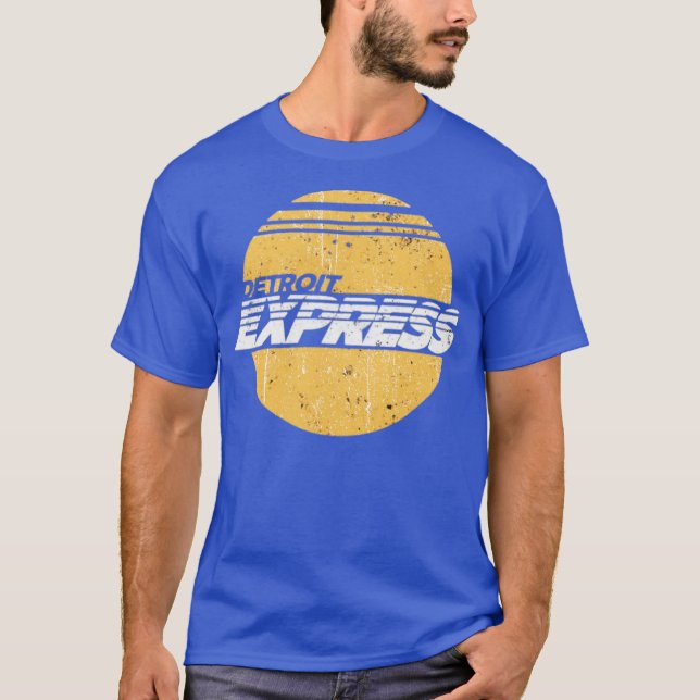 Detroit Express T-Shirt - Retro 70s Pro Soccer NAS (Front)