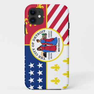 Detroit Flag iPhone 11 Case