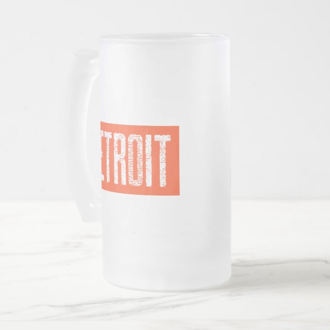 Detroit Frosted Mug (Front Left)