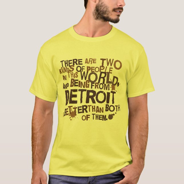 Detroit (Funny) Gift T-Shirt (Front)