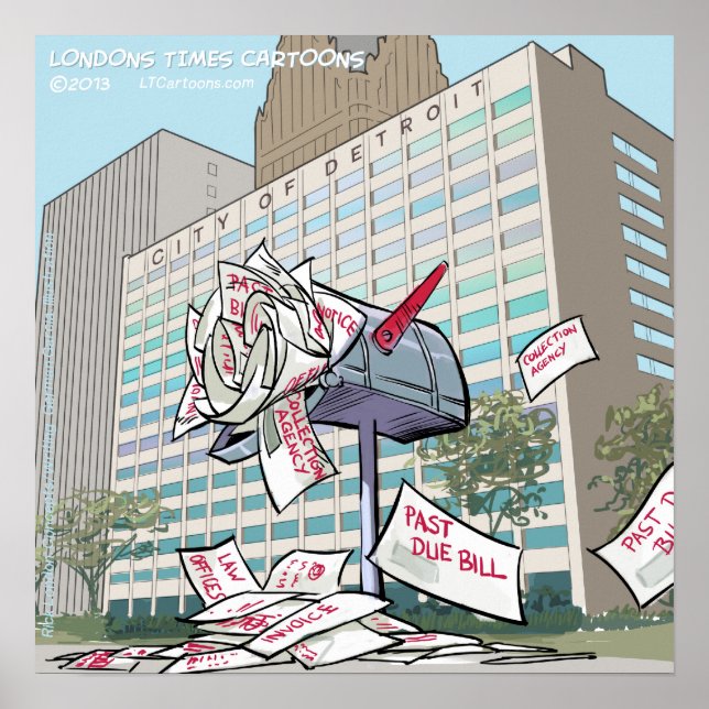 Detroit Got Mail Funny Poster (Front)