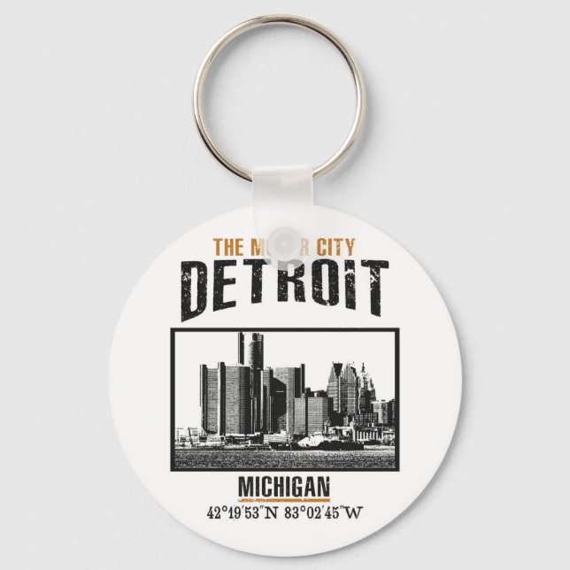 Detroit Key Ring (Front)