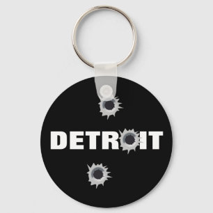 Detroit Key Ring