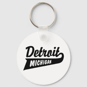 Detroit Key Ring