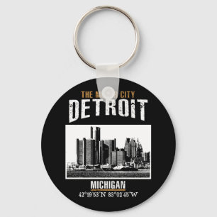 Detroit Key Ring