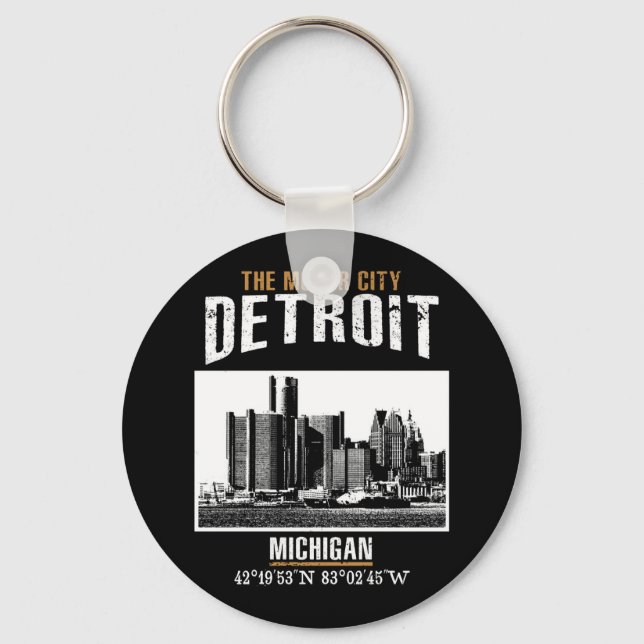 Detroit Key Ring (Front)