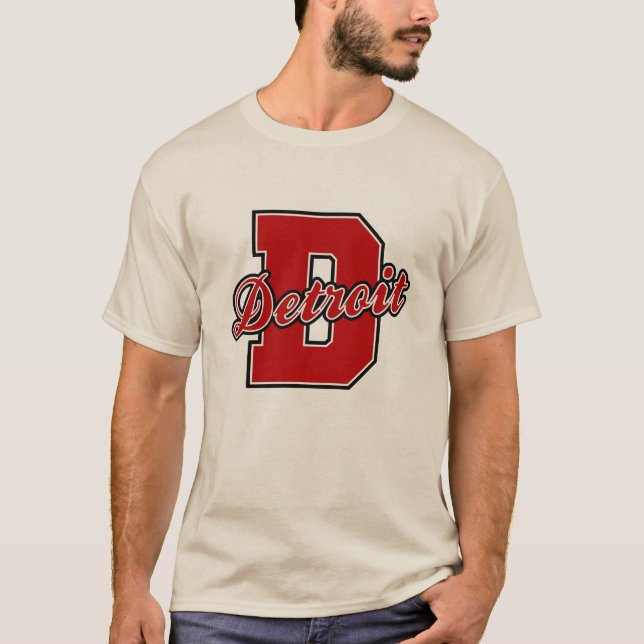 Detroit Letter T-Shirt (Front)