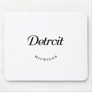 Detroit MI Mouse Mat