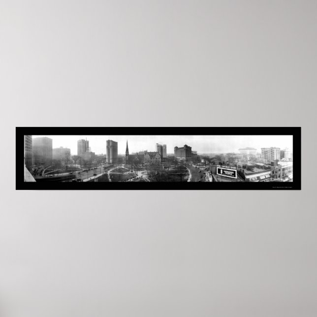 Detroit MI Park Photo 1921 Poster (Front)