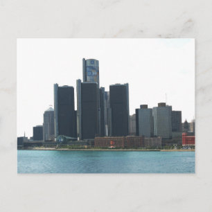 Detroit, MI skyline Postcard