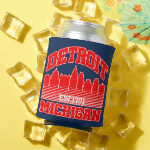 Detroit,Michigan Can Cooler