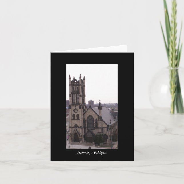 Detroit, Michigan Card (Front)