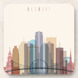 Detroit, Michigan City Skyline Coaster