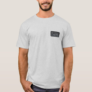 Detroit Michigan Embroidered Patch T-Shirt