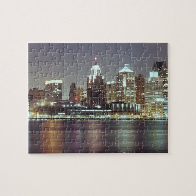 Detroit, Michigan Jigsaw Puzzle (Horizontal)