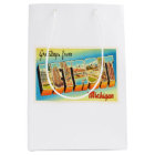 Detroit Michigan MI Old Vintage Travel Souvenir