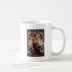 Detroit, Michigan   Motor City Coffee Mug