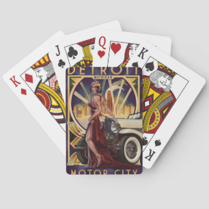 Detroit, Michigan   Motor City Playing Cards