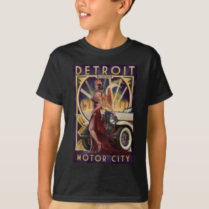 Detroit, Michigan Motor City T-Shirt