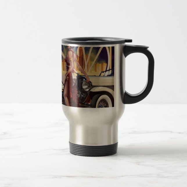 Detroit, Michigan | Motor City Travel Mug (Right)