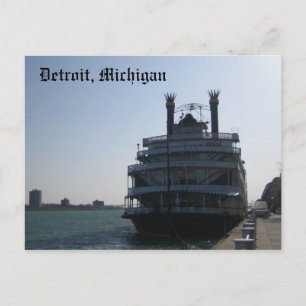 Detroit, Michigan Postcard