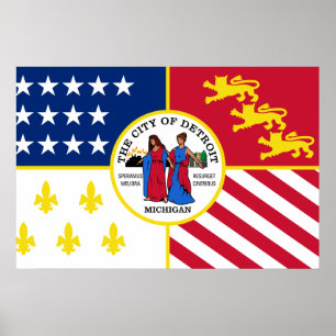 Detroit, Michigan, United States Poster