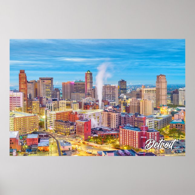 Detroit, Michigan, USA Poster (Front)