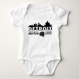 Detroit Motor City Skyline Infant Creeper