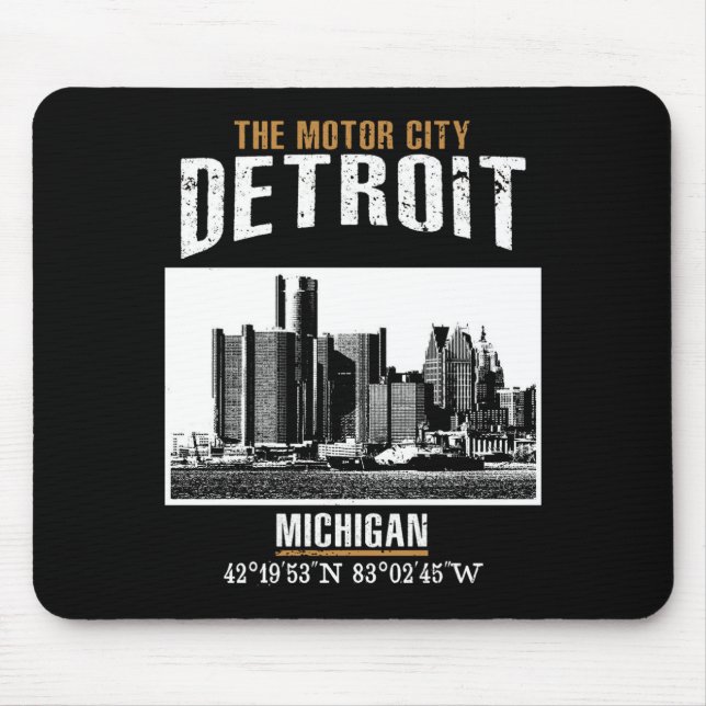 Detroit Mouse Mat (Front)