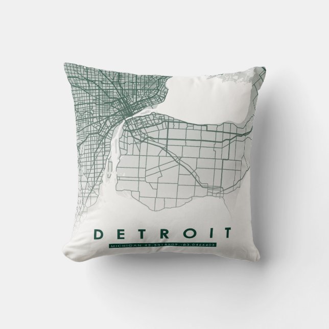 Detroit Pillow case (Front)