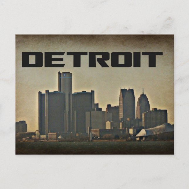 Detroit Postcard (Front)