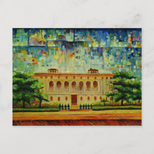 Detroit Public Library Rendition - Postcard