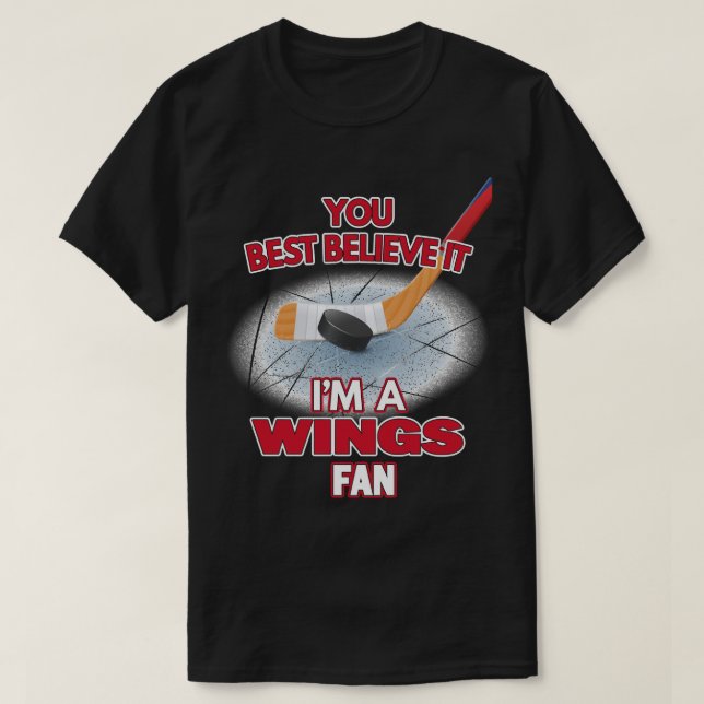 Detroit Red Wings Fan   Hockey Essential T Shirt (Design Front)
