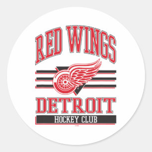 Detroit Red Wings Hockey Club Gray Officially Lice Classic Round Sticker