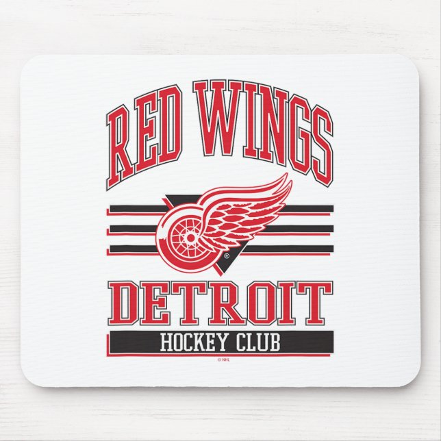 Detroit Red Wings Hockey Club Gray Officially Lice Mouse Mat (Front)