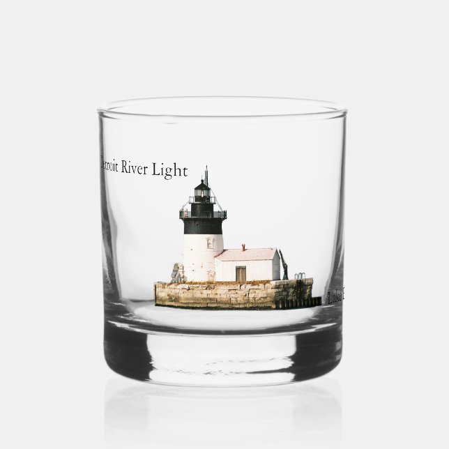 Detroit River Light glass (Front)