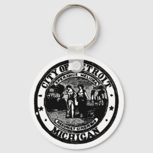 Detroit Seal Key Ring