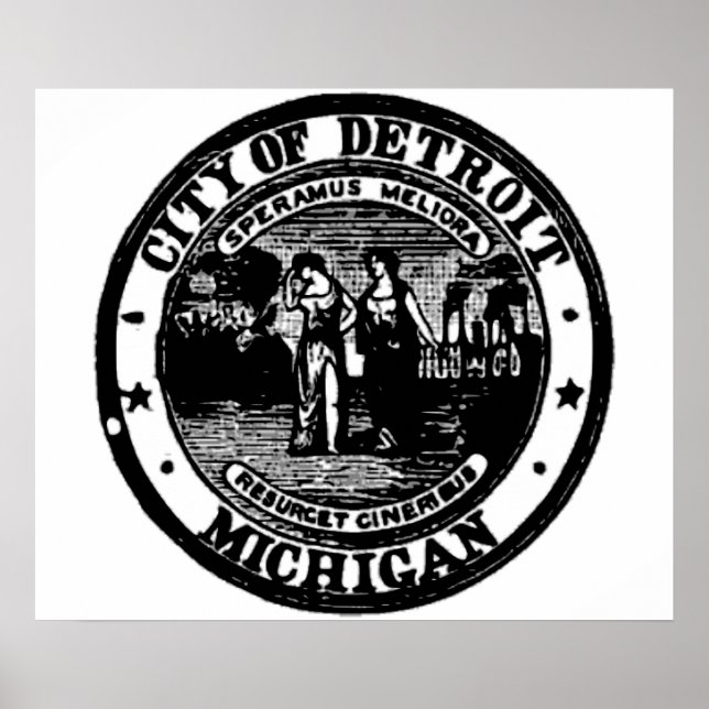 Detroit Seal Poster (Front)