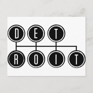 Detroit Shifter Postcard